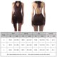 thumbnail image 2 of Vestido Amoldeado Al Cuerpo 4532A Y2K Vestido de cuello halter sin espalda con correa con volantes y cuello oscilante Cgtredaw para Mujer Marrón T S, 2 of 9