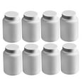 thumbnail image 4 of FONDOTIN 1Set White Reagent Bottle Plastic Liquid Storage Bottle Wide Mouth Leakproof Durable, 4 of 8