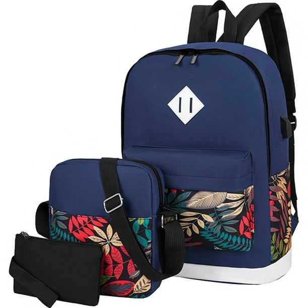 Mochilas Backpack Shendy Vendy Impermeable Puerto Usb Set 3pzs
