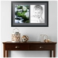 thumbnail image 2 of ArtToFrames Collage Photo Picture Frame with 2 - 11x14" Openings, Framed in Black with Mountain Grey and Black Mats (CDM-3926-49), 2 of 8