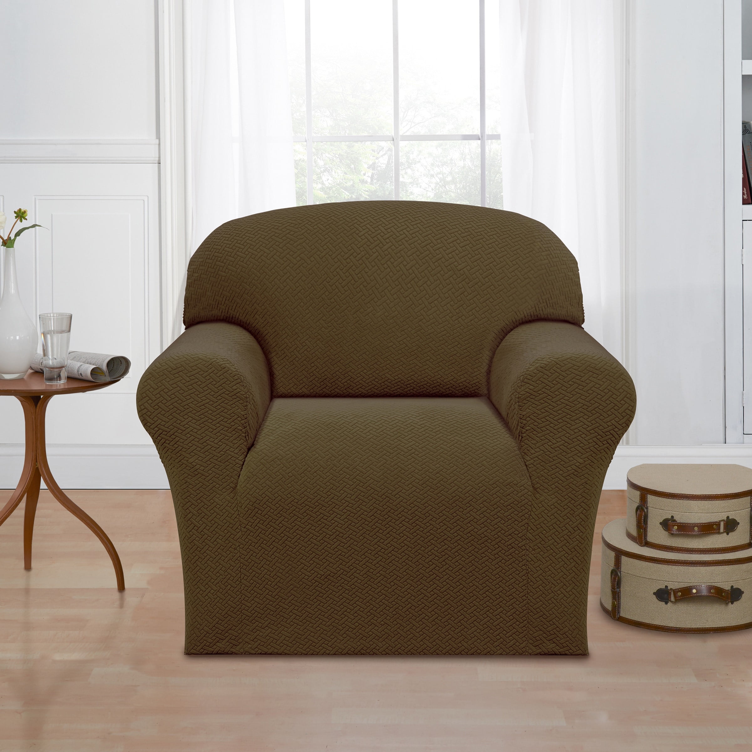 Madison Mason Stretch Slipcover, Chair