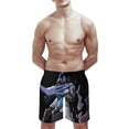 thumbnail image 6 of Valorant Omen Men's Swim Trunks Board Shorts Drawstring Elastic Waist Quick Dry Swimsuits Beach Shorts with Pockets XL, 6 of 8