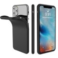 thumbnail image 2 of TORUBIA For iPhone 11 Pro Max 6.5 Inch Back Case Slim Fit Soft TPU Phone Case Built-in Velvet Material Anti-Scratch Protective Cover,Full Body Protection Liquid Silicone Black, 2 of 8