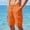 Orange, variant on Mens Shorts Cargo Mens Jogger with Pockets Hiking Clothes Lounge Mens Summer Shorts Men's Clothes