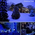thumbnail image 2 of Cadena de luces MYGOTO de 10 m, 100 LED, resistentes al agua, blanco frío y azul, 2 of 6