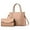 Black, variant on Purses and Handbags for Women Vegan Leather Top Handle Shoulder Bag Work Satchel Tote Bag
