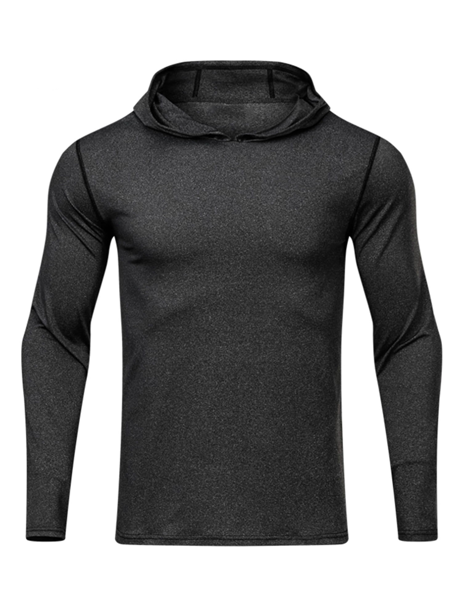 Cool Breathable Active Stretch Fitness Hoodie Running Training Sports Hooded Top 
