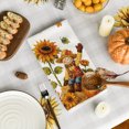 thumbnail image 3 of Sm:)e Scarecrow Maple Leaves Sunflower Pumpkins Fall Kitchen Dish Towels Set of 2, Soft & Absorbent Washcloth 18x26 Inch, 3 of 6