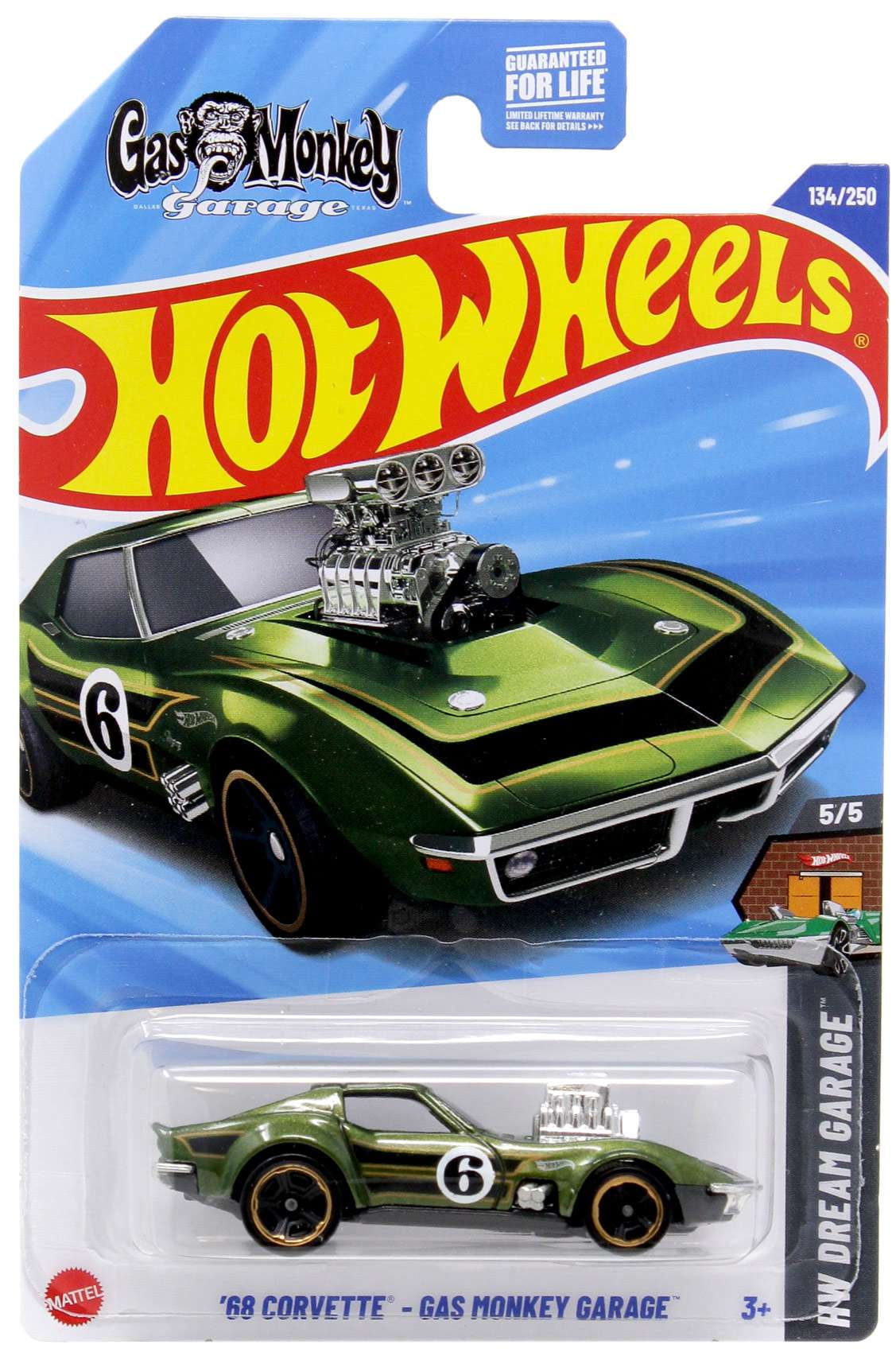 Hot Wheels '68 Corvette Gas Monkey Garage 134/250 Red Edition 9/12