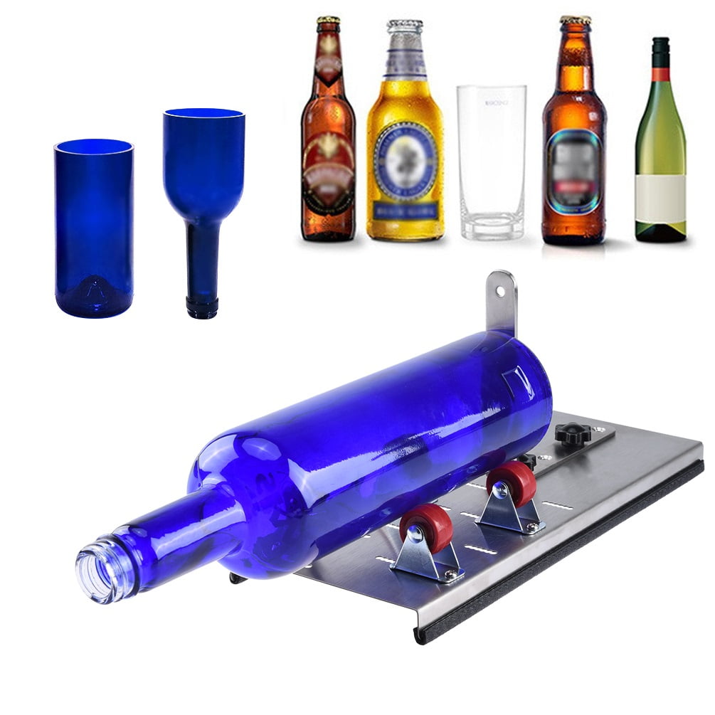 Adjustable Glass Bottle Cutter Kit DIY Beer Bottle Cutting Machine for  Cutting Glass Bottles, Silver