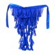 thumbnail image 5 of Pañuelo de cadera para danza del vientre para mujer, falda de cintura para danza del vientre, cinturón de cadera con borlas Azul oscuro, 5 of 9
