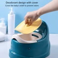 thumbnail image 5 of Toddler Toilet with Separating Design Potty Training Seat with Lid Splash Guard Toddler Training Toilet Lightweight, 5 of 8