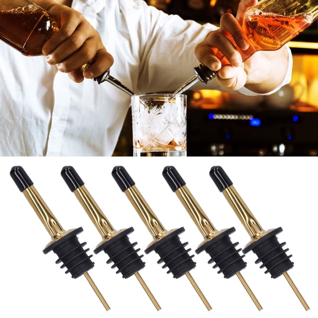 10 UDS VERTOR DE LICOR DE ACERO HERRAMIENTE DE BARRA DE TAPON DE VERTADOR DE DIOS CASEROS