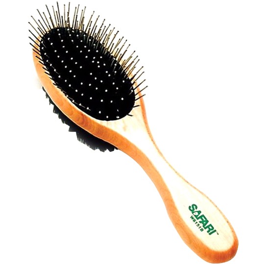 Safari Dog Pin and Bristle Combo Brush, Medium