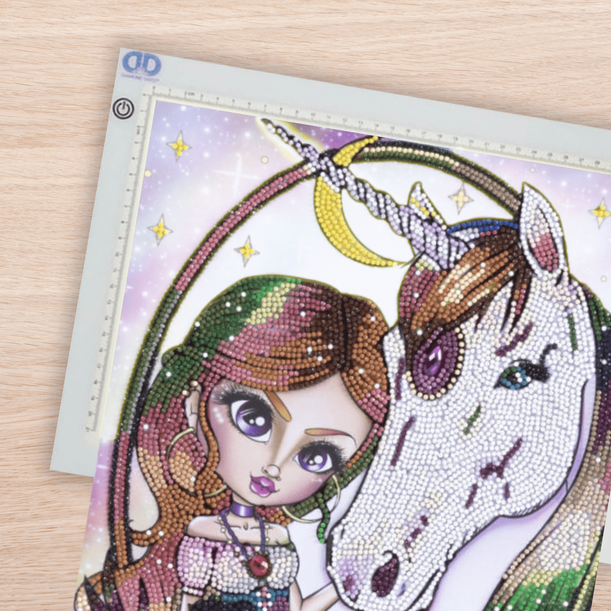 Diamond Dotz Dotzlite Deluxe Light-Up Tracing Pad - Light Board for Dotting, Drawing, Crafts, LED Table for Artists, Portable Light Box for Tracing