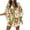 Green, variant on Honeeladyy Sales Online Women's 2022 Summer Casual Dresses Hawaiian Printed Button Front V-Neck Loose Half Sleeve Drawstring Beach Dresses