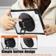 thumbnail image 3 of For Samsung Galaxy Tab A9 SM-X210 X216 X218 Case Hand Strap Kickstand PC TPU Acrylic Clear Tablet Co, 3 of 5