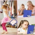 thumbnail image 6 of Kids Case for Apple iPad Air 13 Inch 2024/ Pro 13 Inch 2024/ iPad Pro 12.9 2022/2021/2020/2018, Lightweight Kids Friendly Kickstand Handle Cute Ladder Design Bumper Back Cover for Girls Boys,Purple, 6 of 6
