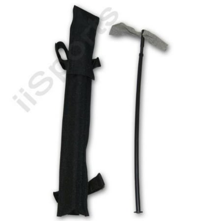 Black Paintball Gun Barrel Stick Squeegee Leg Holster 18