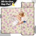 thumbnail image 4 of Pioneer Flower Floral Print Pattern Toddler Nap Mat for Teens Preschool Daycare, Teens Sleeping Mat Bag, Toddler Sleeping Bag with Pillow, 4 of 6