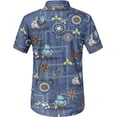 thumbnail image 2 of SSLR Mens Hawaiian Shirts Short Sleeve Casual Button Down Shirts, 2 of 7
