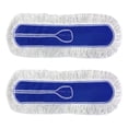 thumbnail image 1 of 2 almohadillas de repuesto para fregona, más gruesas, de limpieza rápida y sencilla instalación, planas, para hotel y hogar., 1 of 12