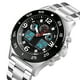 thumbnail image 1 of Reloj De Hombre Análogo y Digital Steiner Bisel Giratorio Acero Inoxidable Plata, 1 of 3