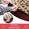 thumbnail image 4 of Covers For The Home Deluxe Elastic Edged Flannel Backed Vinyl Fitted Table Cover - Sunflower Pattern - Large Round - Fits Tables up to 45" - 56" (ETSF60), 4 of 8