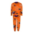 thumbnail image 4 of Riecok Women's Halloween Sleepwear Sets Plus Size Long Sleeve Top and Pant Spider Print 2 Piece Pajama Sets Pjs Set Loungewear, 4 of 6