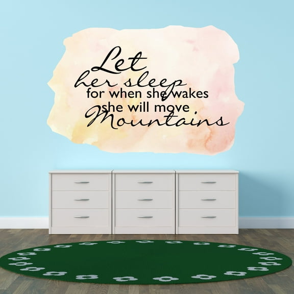 Quotes & Sayings Wall Decals for Girls Bedroom - Empowered Women's Quote Girl DIY & Creativity Boy Girl Bedroom Wall Sticker - Size: 30 In x 21 In