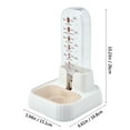 thumbnail image 3 of Pet Automatic Water Refill Station, Cat Automatic Feeder and Water Dispenser, Fully Automatic Pet Feeding and Watering Station, Suitable for Dogs, Cats, and Other Pets, 500ml, White, 3 of 6