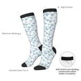 thumbnail image 4 of Wukai Chaussettes Longues pour Tortue Dessinée à la Main, Sport Entraînement Physique Adulte, Unisexe, 4 of 6