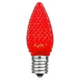 thumbnail image 2 of Novelty Lights 25 Pack C7 LED Twinkle Outdoor Christmas Replacement Bulbs, Red,C7/E12 Candelabra Base, .5 Watt, 2 of 5