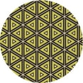 thumbnail image 1 of Ahgly Company Tapis Rond Lavable en Machine Intérieur Transitionnel Gris Minuit, 7 Pieds Rond, 1 of 7