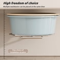 thumbnail image 4 of Estante de almacenamiento para lavabo de pared, resistente y resistente a la corrosión, organizador de baño., 4 of 8