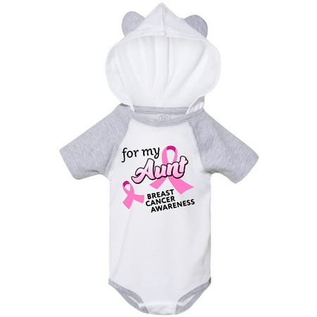 

Inktastic For My Aunt - Breast Cancer Awareness Gift Baby Boy or Baby Girl Bodysuit