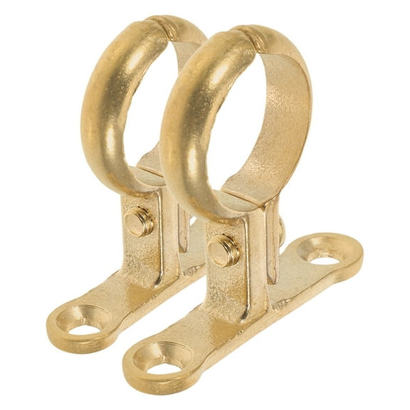 Raindrops 2pcs Brass Hose Clamp Water Pipes Clamp Pipe Hangers Clamps Holder Pipe Support Pipes Tube Support Bracket