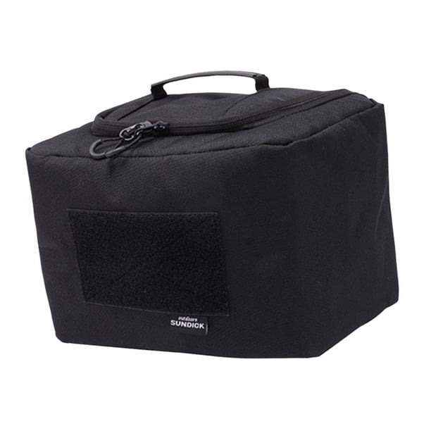 Bolsa isotérmica para reparto, bolsa térmica ligera para alimentos, ideal para acampar. negro