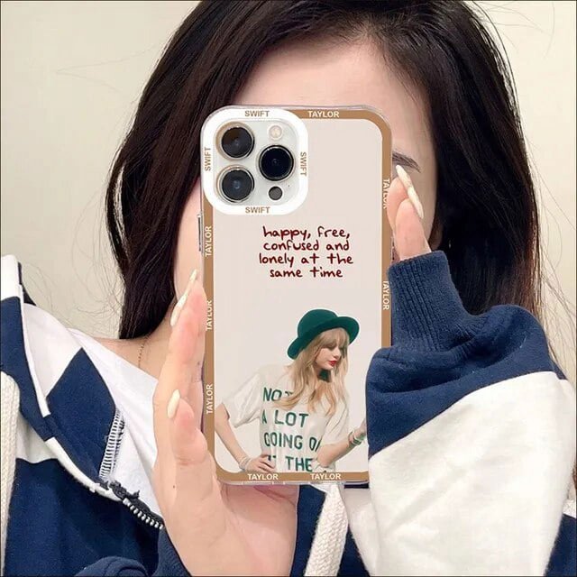 Hot T-Taylor Singer S-Swift Phone Case For IPhone 11 12 13 14 Mini Pro Max XR X XS TPU Clear Case For 8 7 6 Plus SE 2020