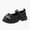 Black, variant on Viluyesy Girls Mary Janes Kids Bowknot Platform Tweed Patent Leather Shoes Black Size 12.5 Little Kids