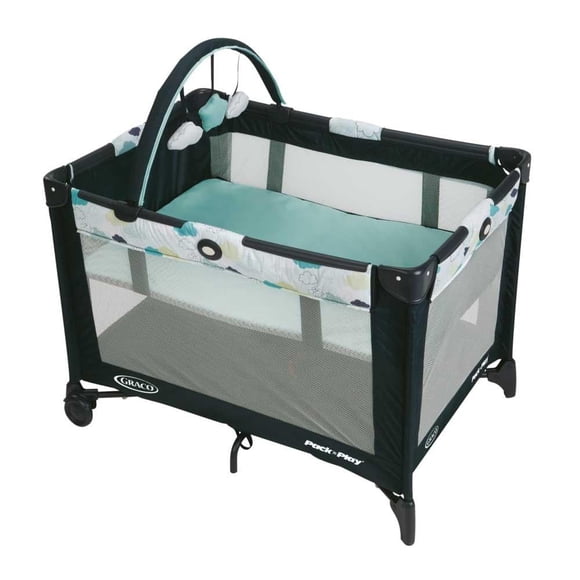 Cuna Corral Graco Pack N Play Base Stratus Negro