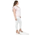 thumbnail image 2 of Blusa con volantes Roman Fashion / Tallas Extras, 1891 (Rosa) rosa 42, 2 of 6