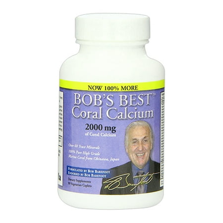 Bobs Best Coral Calcium 2000Mg Caplets - 90 Ea (Mcdonald's Best Selling Item)