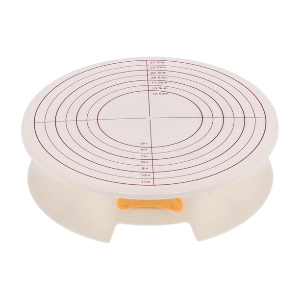 Herramientas para hornear, base giratoria para pasteles, soporte para decoración de pasteles, plato giratorio para pasteles, durabilidad mejorada