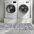thumbnail image 6 of MeyJey Boho Indoor Hallway Runner Rug 2'x10', Oriental Non Slip Machine Washable Area Rug Distressed Vintage Floor Carpet for Bedroom Kitchen Dinning/Living/Laundry Room, Gray, 6 of 12