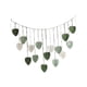 thumbnail image 3 of Tapiz de hojas de macramé para colgar en la pared, tejido a mano, con borlas de hojas, decoración elegante para el hogar Verde, 3 of 9