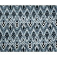 thumbnail image 4 of oneOone Tissu Polyester Lycra Imprimé Ikat Paisley & Chevron 1 Yard 56 Pouces de Large, 4 of 4
