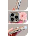 thumbnail image 4 of 3D Gemstone Oil Painting Flower Bling Diamond Camera Lens Protector Soft  for iPhone Case (Pink,iPhone 12 Pro Max), 4 of 5