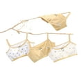 thumbnail image 2 of Wolled Kids Girls Stretch Sports Bra for Teens Cotton Training Bras with Adjustable Straps for 7-12Y, 2 of 9