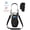 Black, variant on Insulated Water Bottle Carrier Bag with Strap & Handle for 30oz 40oz Tumbler Cup Holder Pouch with Phone Pocket & Straw Cover, Green
